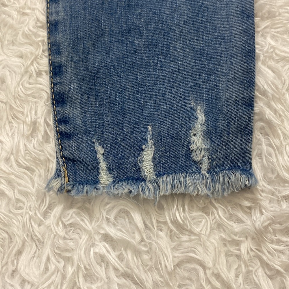 Rewash Button Down Distressed Jeans - Picture 3 of 5